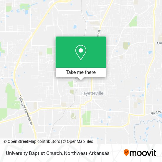 Mapa de University Baptist Church