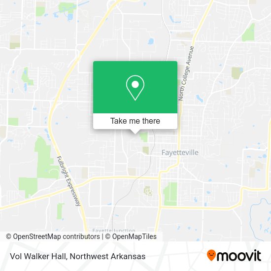 Vol Walker Hall map