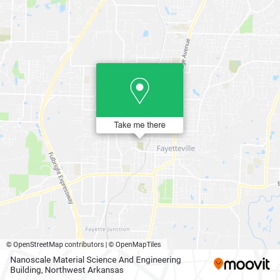 Mapa de Nanoscale Material Science And Engineering Building