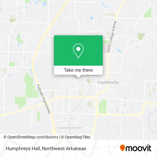 Mapa de Humphreys Hall