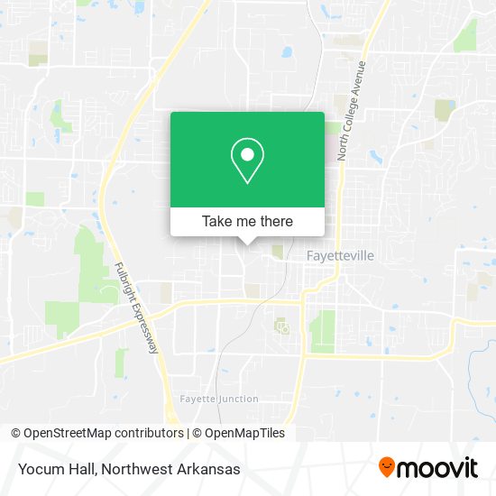 Yocum Hall map