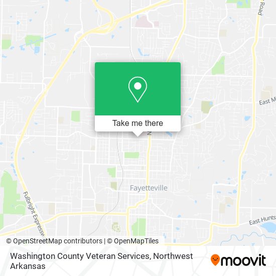 Washington County Veteran Services map