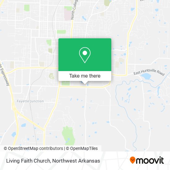 Living Faith Church map