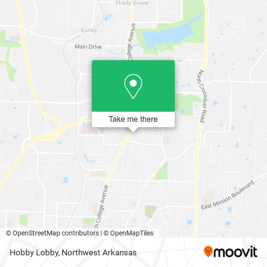 Mapa de Hobby Lobby