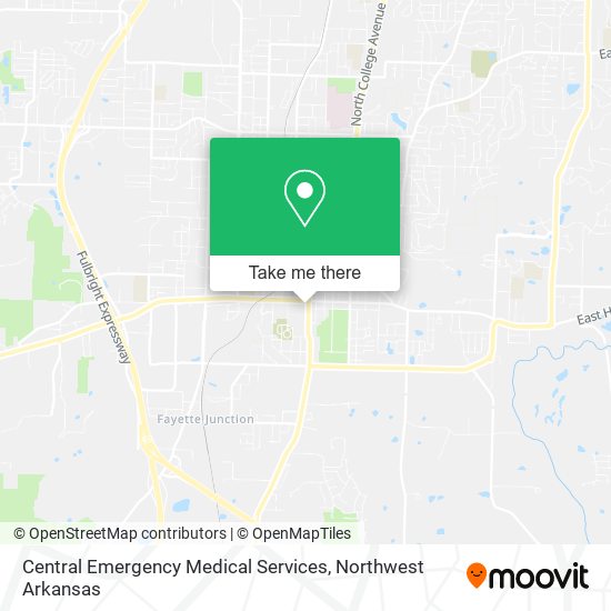 Central Emergency Medical Services map
