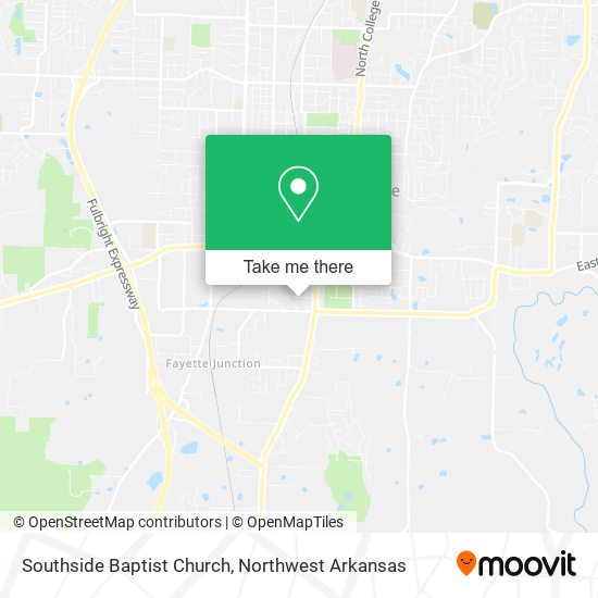 Southside Baptist Church map