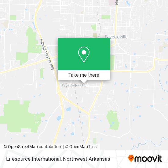 Mapa de Lifesource International