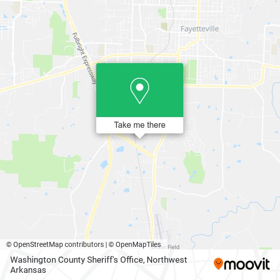 Washington County Sheriff's Office map
