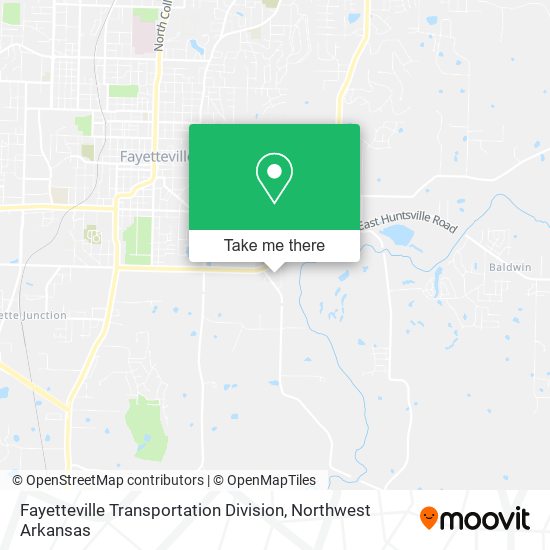 Fayetteville Transportation Division map