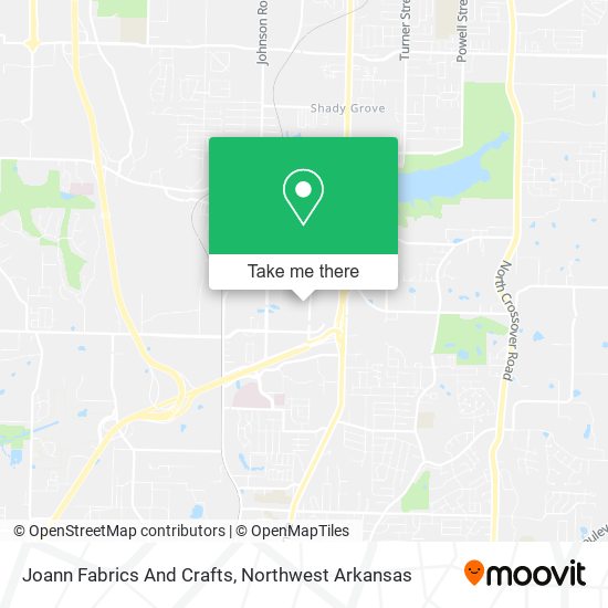 Joann Fabrics And Crafts map