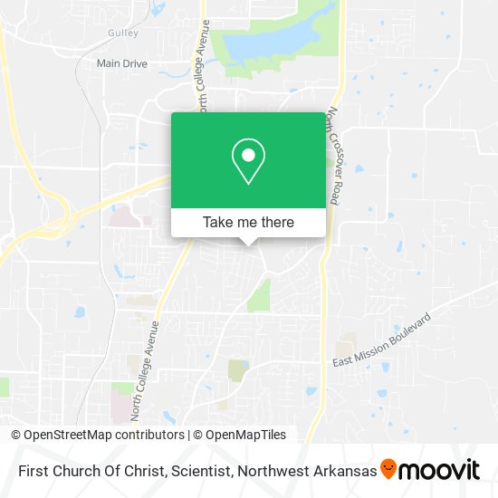 First Church Of Christ, Scientist map