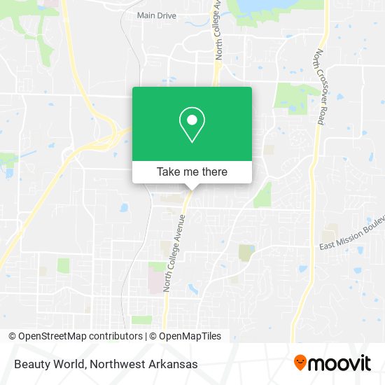 Beauty World map
