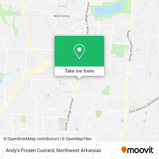 Mapa de Andy's Frozen Custard