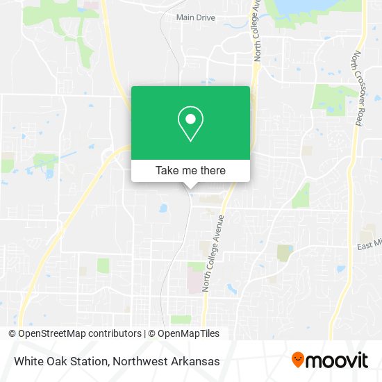 White Oak Station map