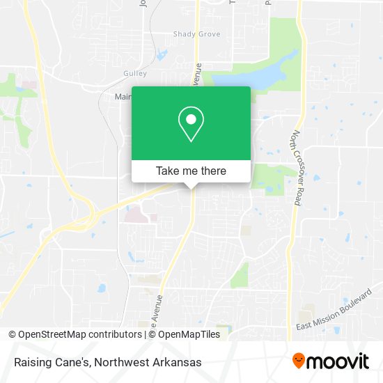 Raising Cane's map