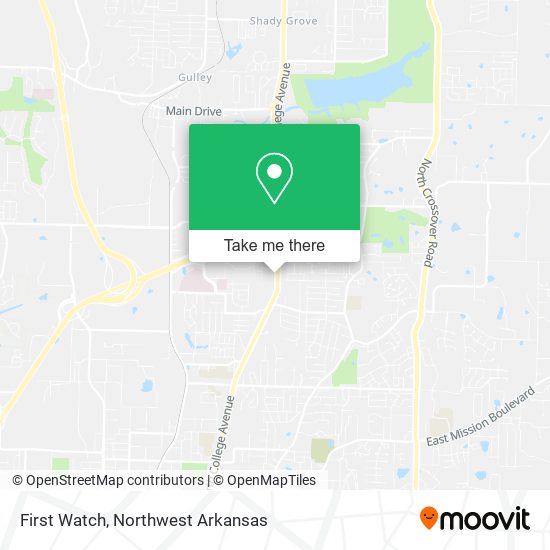 First Watch map