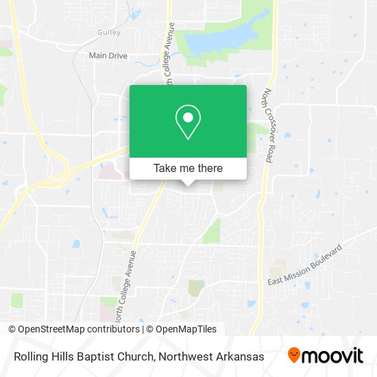 Mapa de Rolling Hills Baptist Church