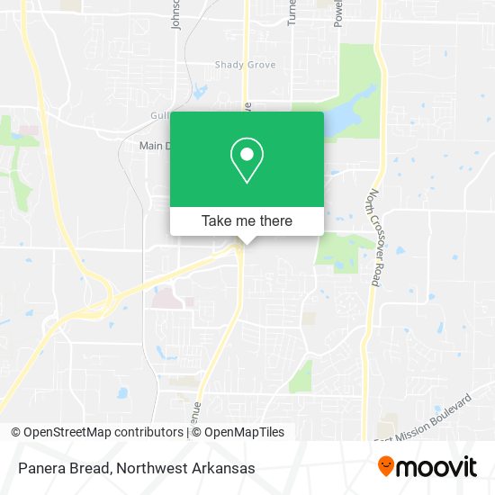 Mapa de Panera Bread