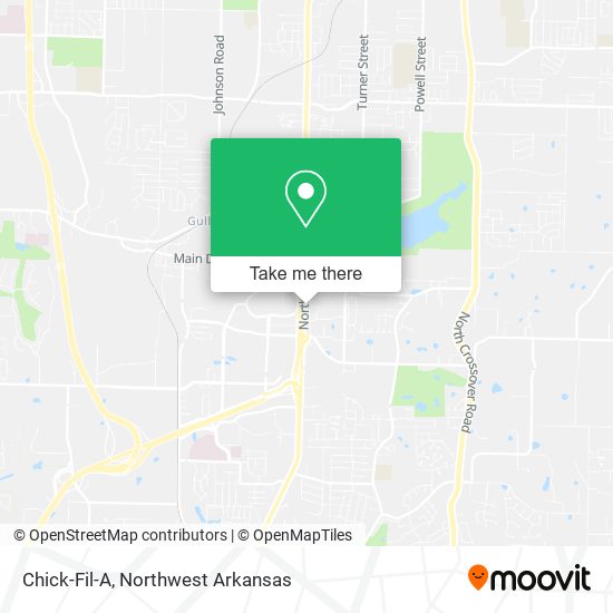 Chick-Fil-A map