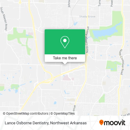 Lance Osborne Dentistry map