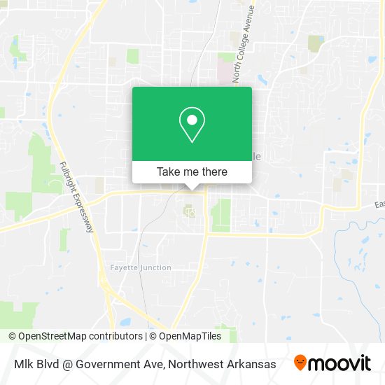 Mlk Blvd @ Government Ave map