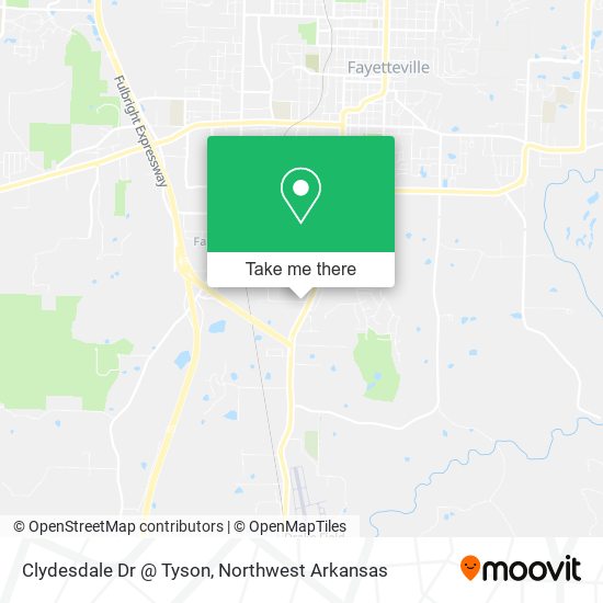 Clydesdale Dr @ Tyson map