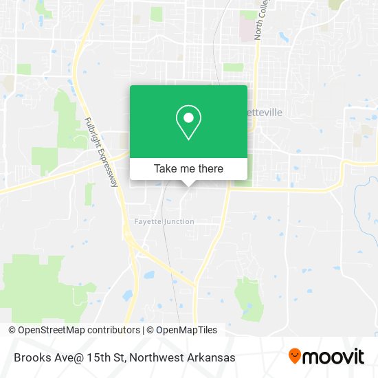 Mapa de Brooks Ave@ 15th St