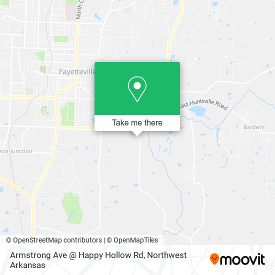 Mapa de Armstrong Ave @ Happy Hollow Rd