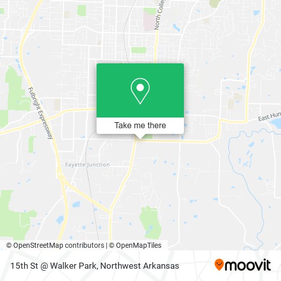 15th St @ Walker Park map