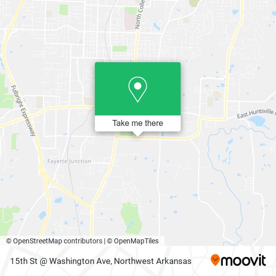 15th St @ Washington Ave map