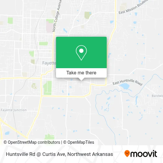 Huntsville Rd @ Curtis Ave map