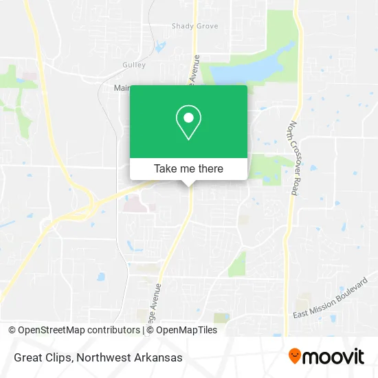 Great Clips map