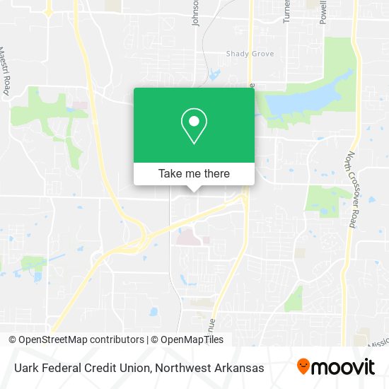 Mapa de Uark Federal Credit Union