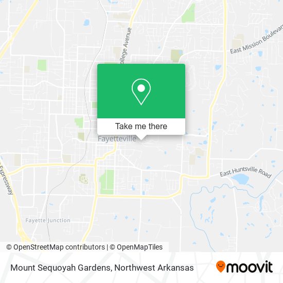 Mount Sequoyah Gardens map