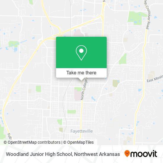 Woodland Junior High School map