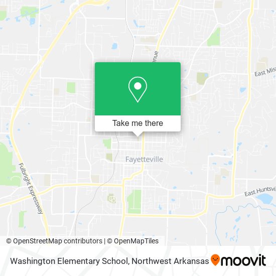 Washington Elementary School map