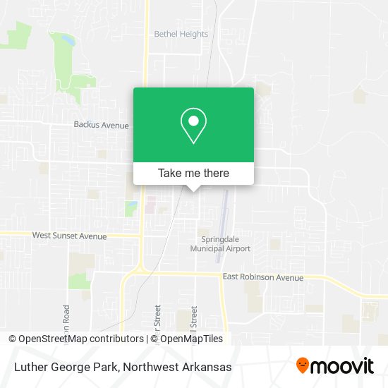 Luther George Park map