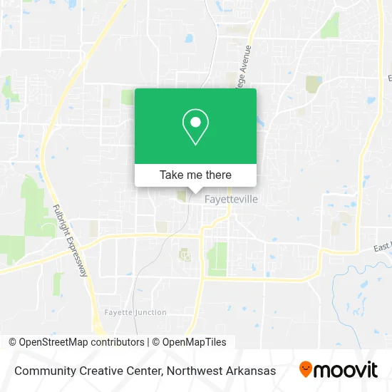 Community Creative Center map