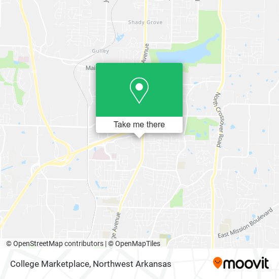 College Marketplace map