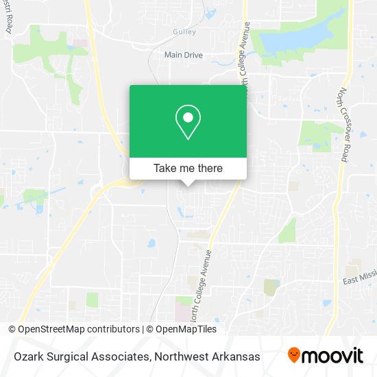Mapa de Ozark Surgical Associates