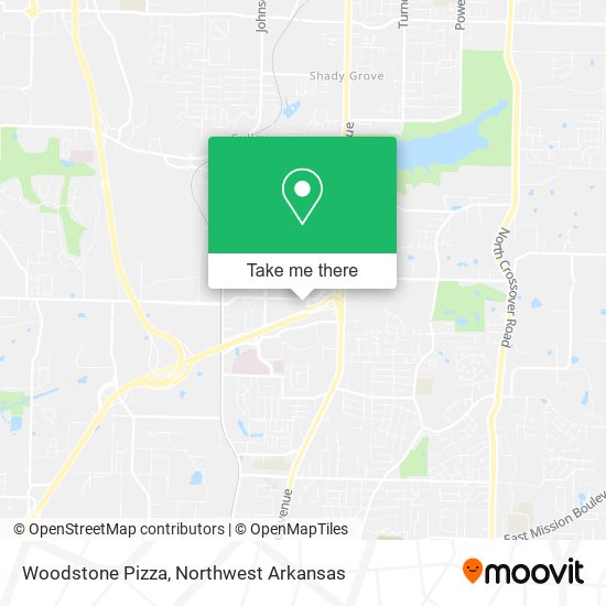 Woodstone Pizza map