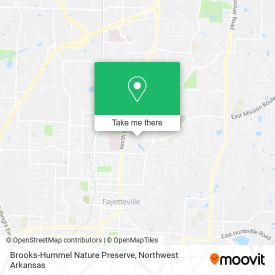 Brooks-Hummel Nature Preserve map