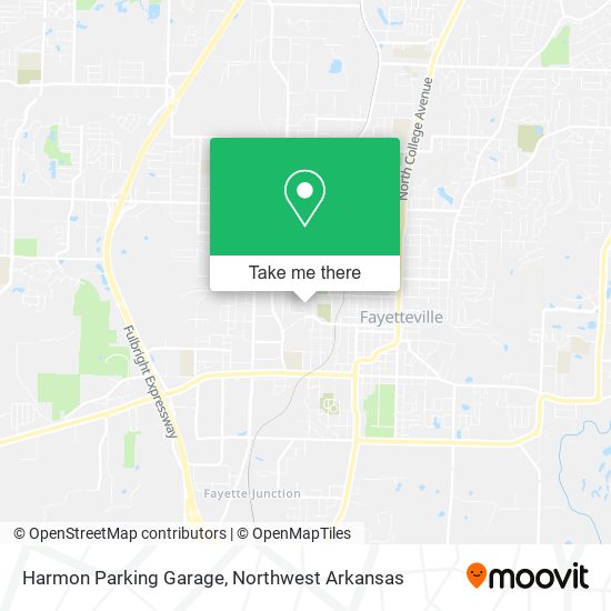 Harmon Parking Garage map