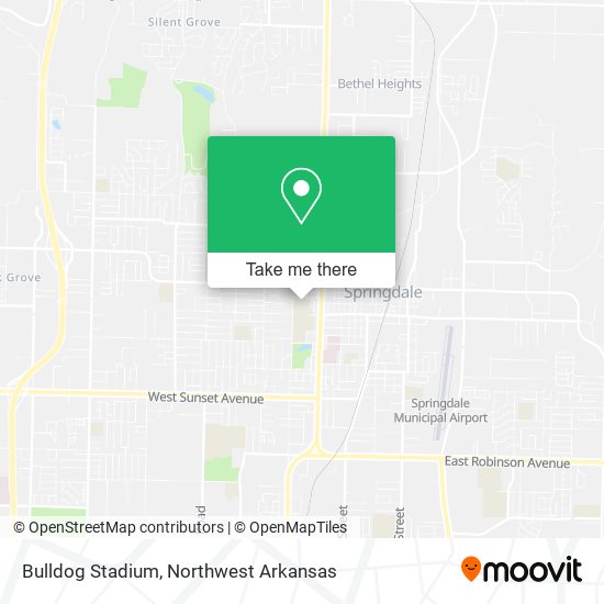 Mapa de Bulldog Stadium