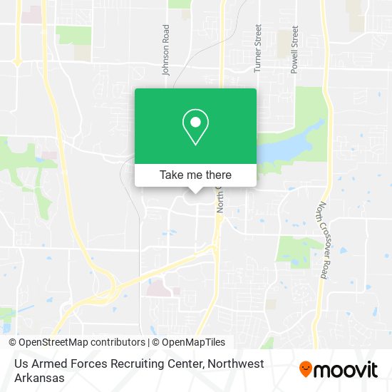 Us Armed Forces Recruiting Center map