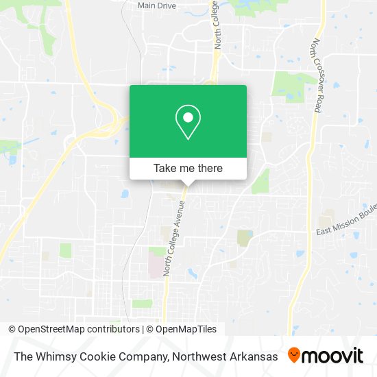 Mapa de The Whimsy Cookie Company