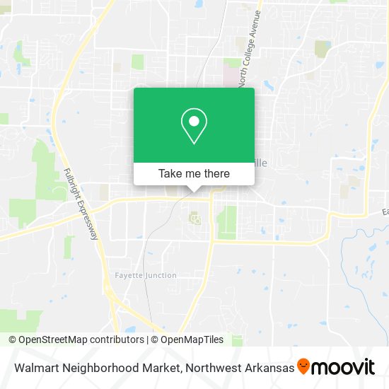 Walmart Neighborhood Market map