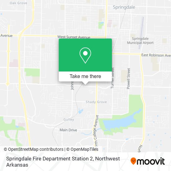 Mapa de Springdale Fire Department Station 2