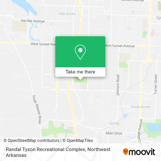 Randal Tyson Recreational Complex map