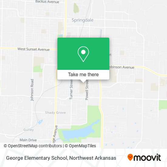 George Elementary School map